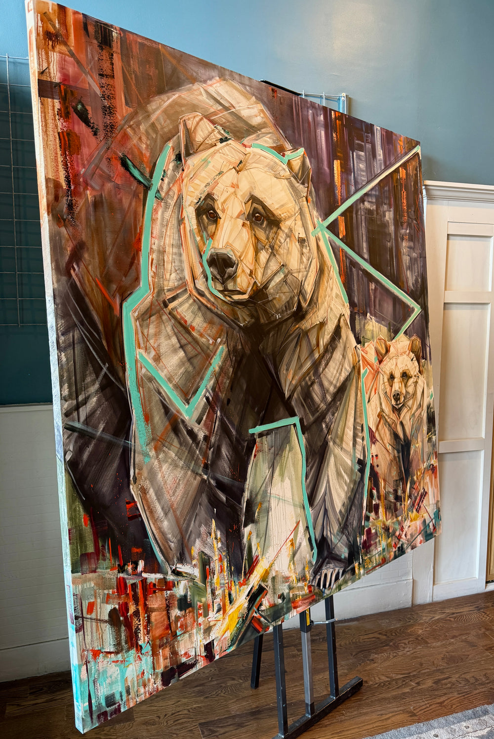 Fierce Love 72x72”
