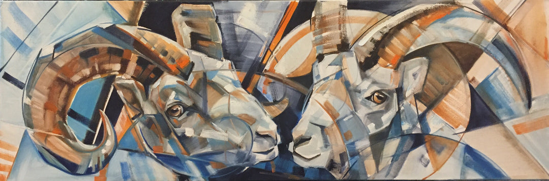 Sheepy love 12x36”