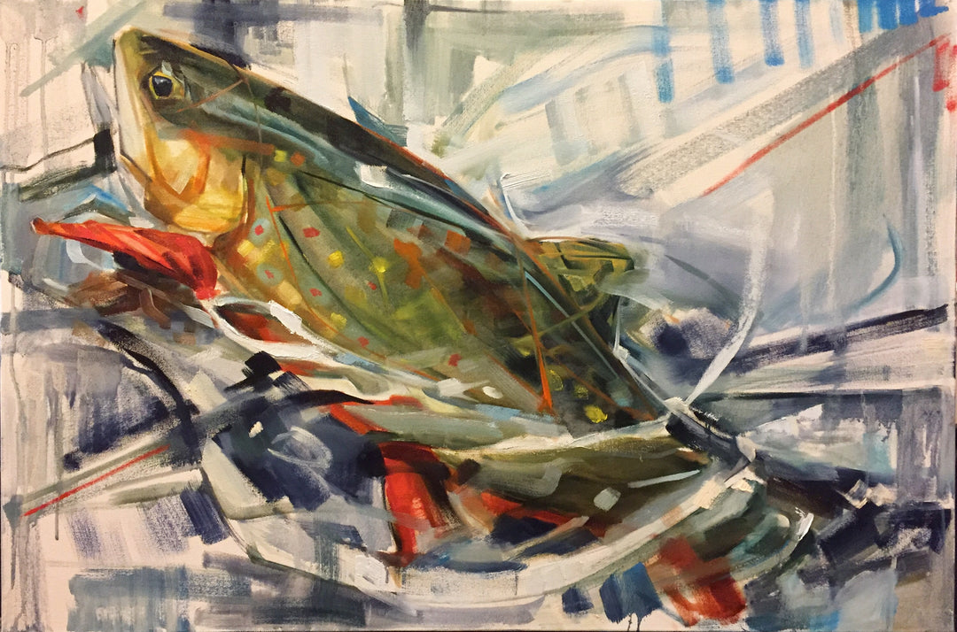 Monster trout 24x36"