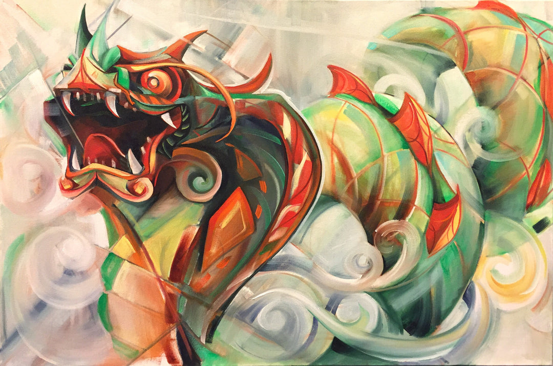 Cobra Dragon 24x36"