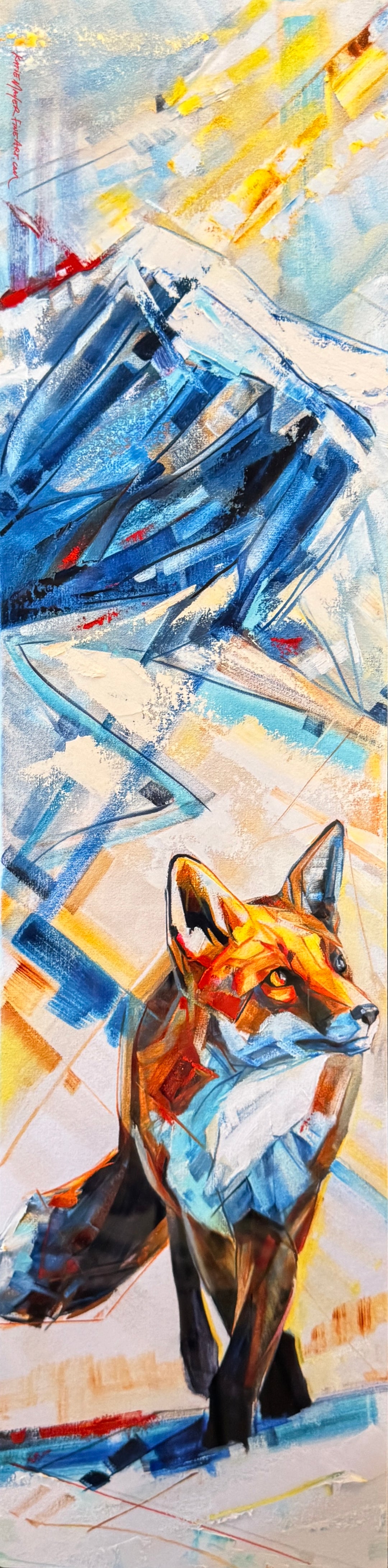 Above the Tree Line - Metal Print 7x28”