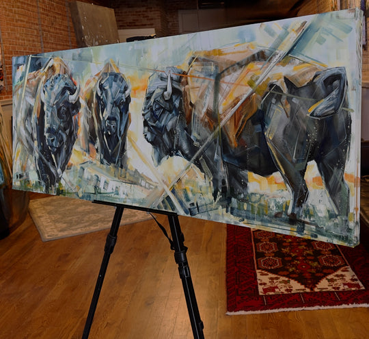 Ancient Bovine 22x60”