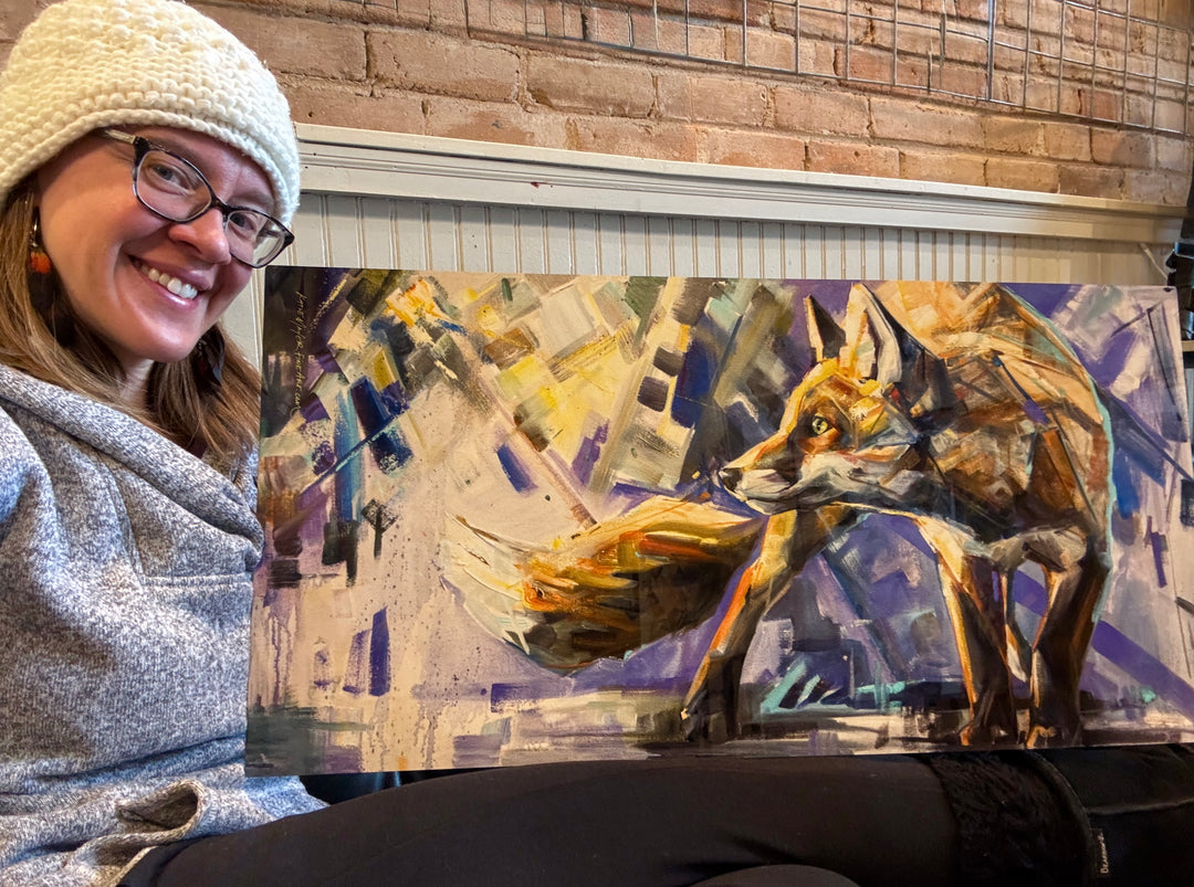 Following the Light - Metal Print 15x30”