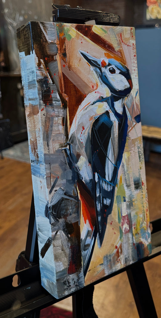 Black White and Red  6x12”