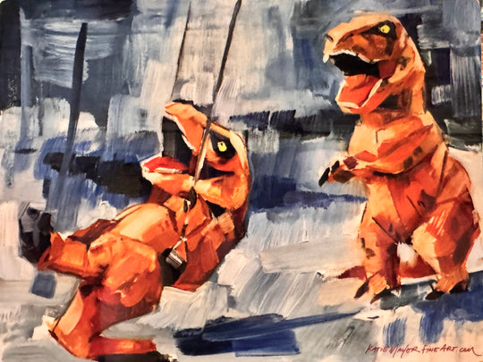 Rex-ing Around 6x8”