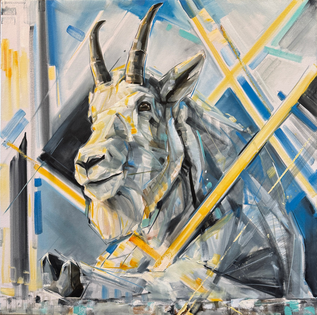 Kicking Back 36x36”
