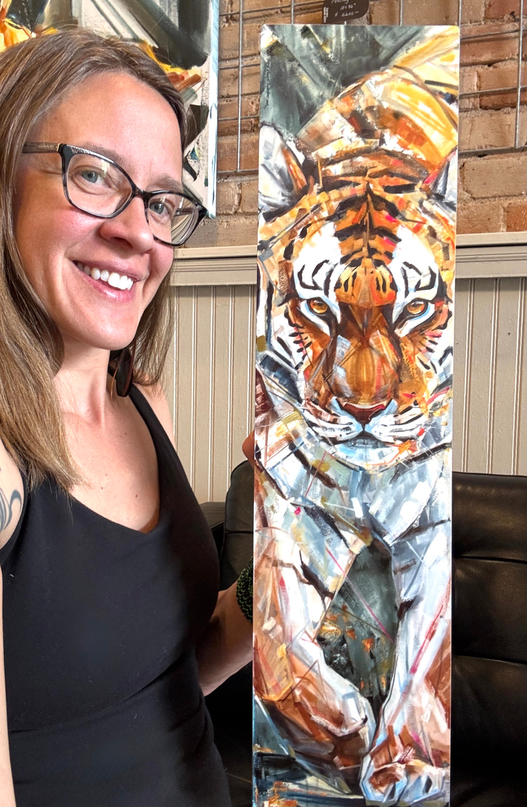 Eye of the Tiger - Metal Print 6x24”