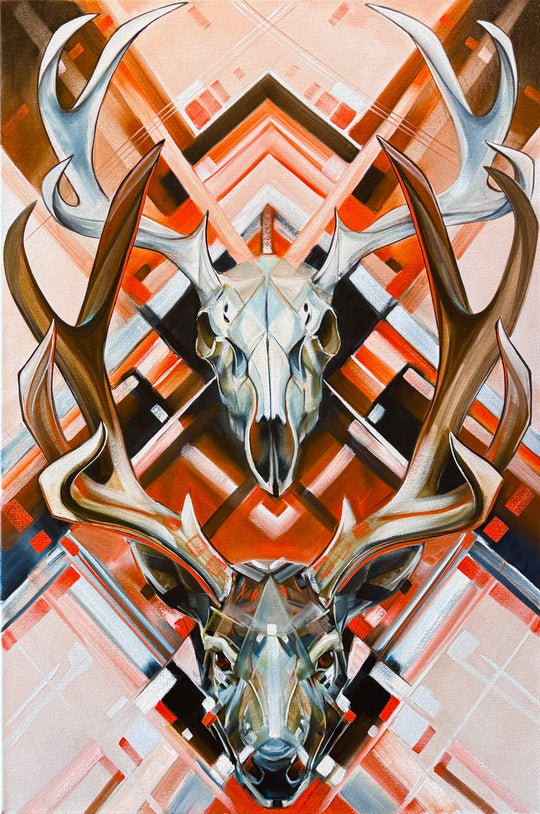 Deer Medicine 24x36”