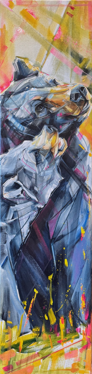 Cuteness Aggression 12x48”