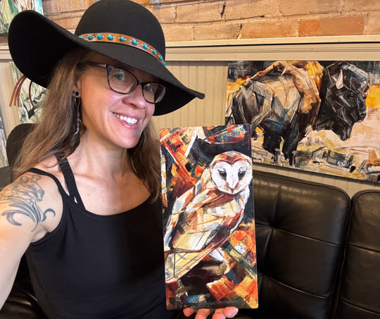 Owls Nest - Metal Print - 6x12”