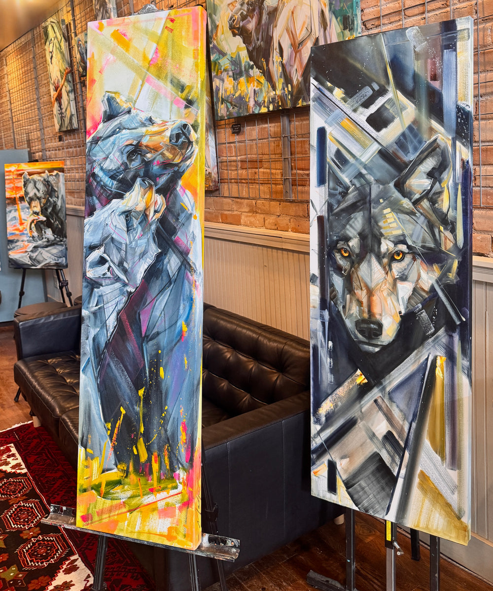 Cuteness Aggression 12x48”