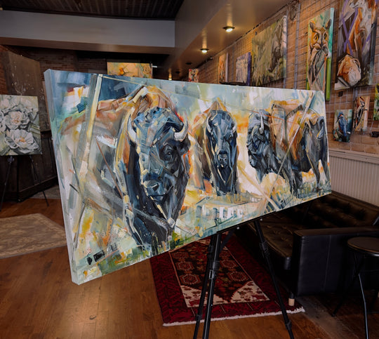 Ancient Bovine 22x60”