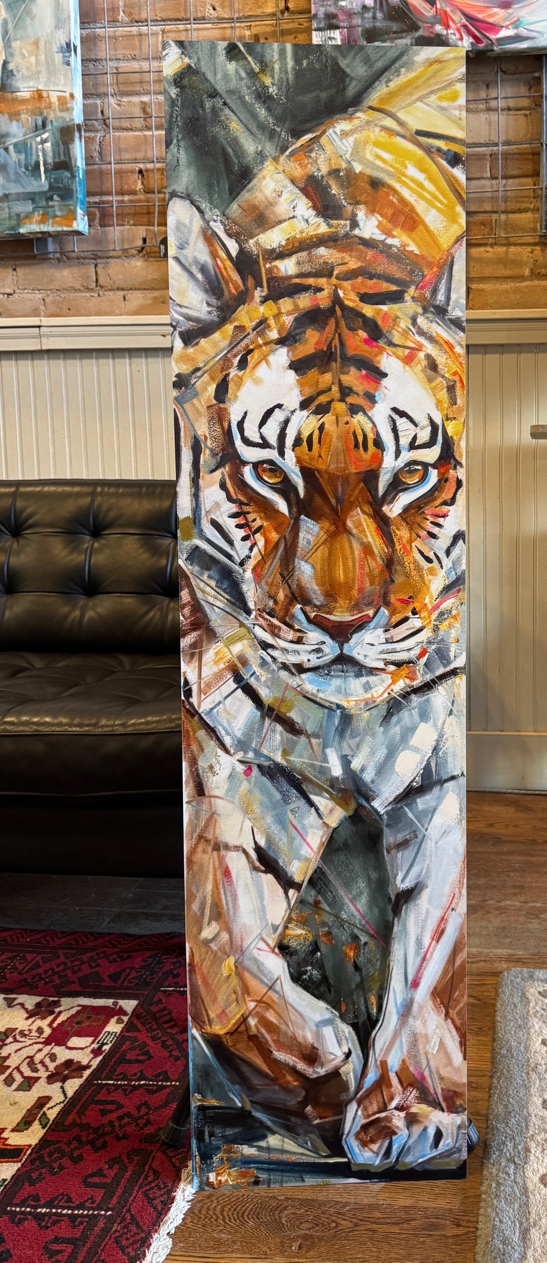 Eye of the Tiger - Metal Print 12x48”