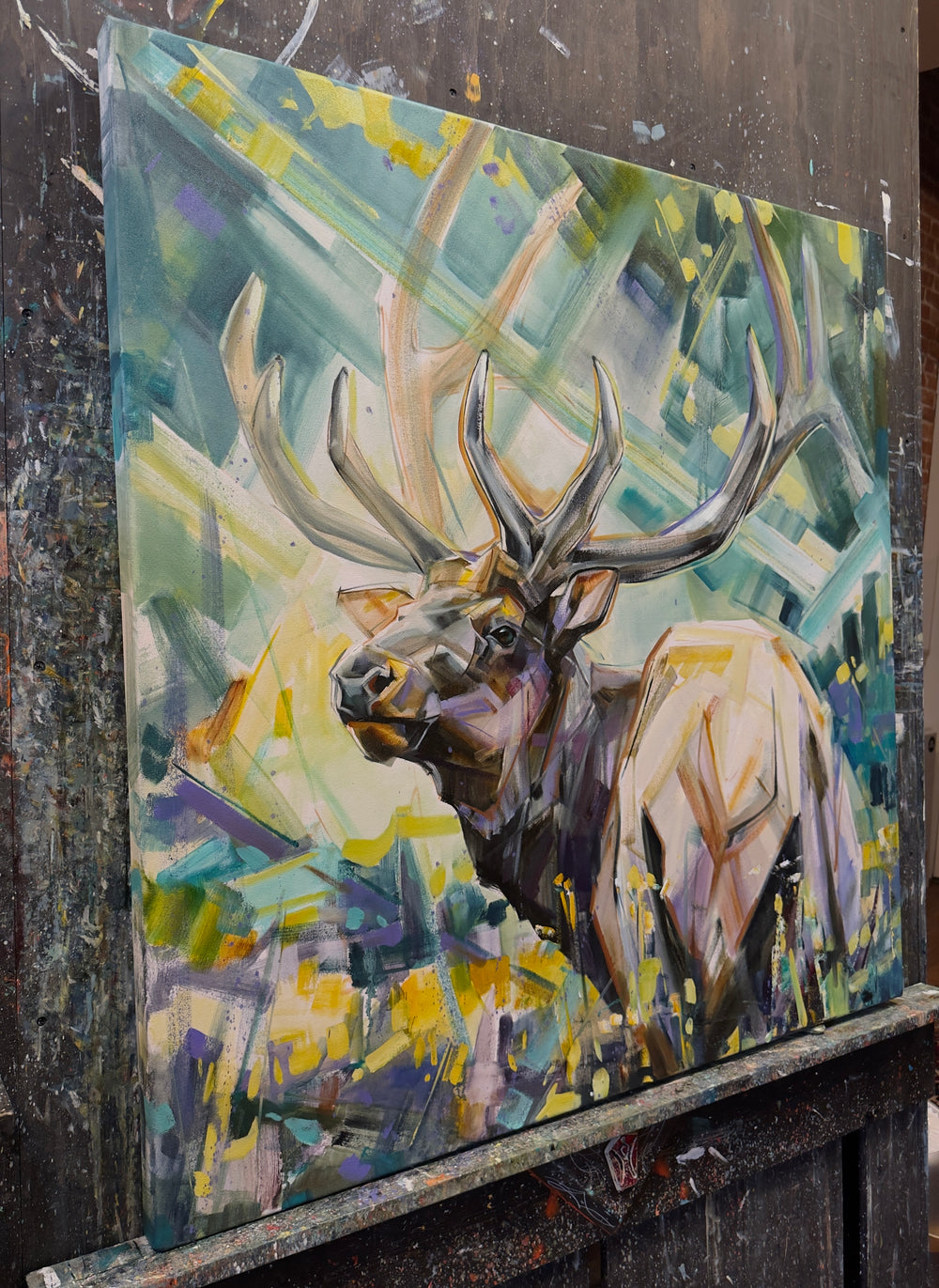 Peaceful Pace 40x40”