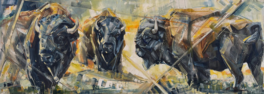 Ancient Bovine 22x60”