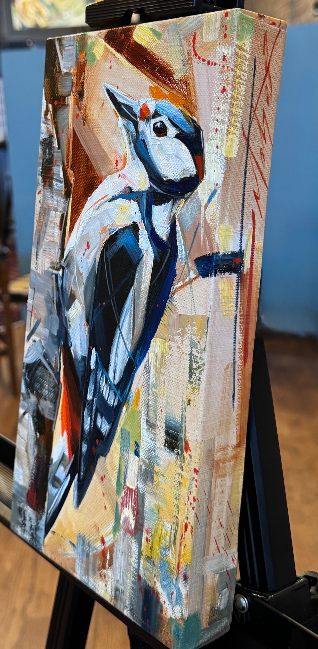 Black White and Red  6x12”