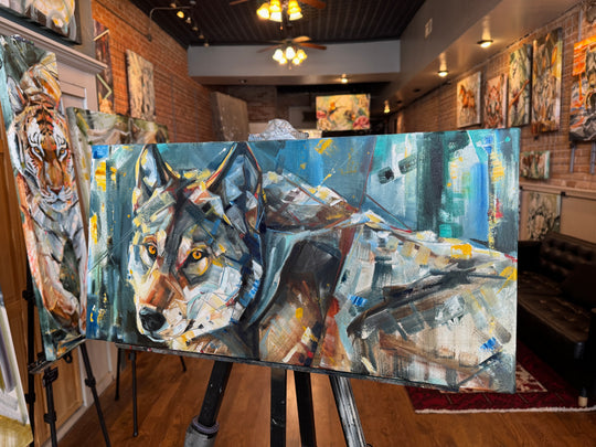 Soft Gaze 12x24”