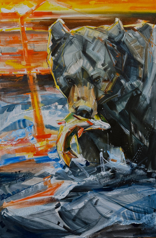 Sunset Snack 24x36”