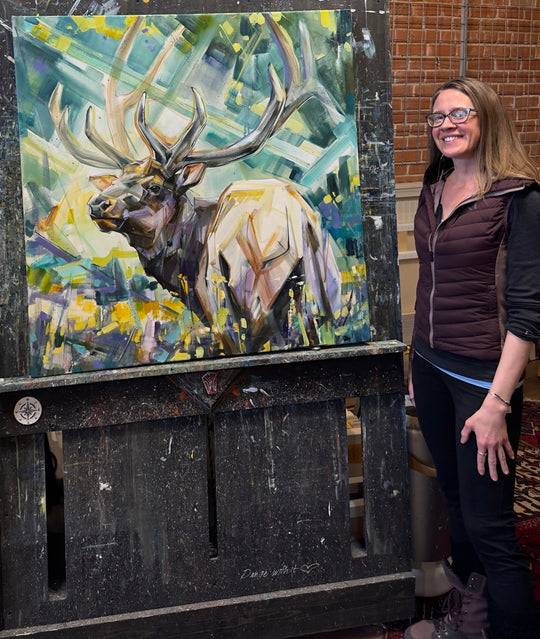 Peaceful Pace 40x40”