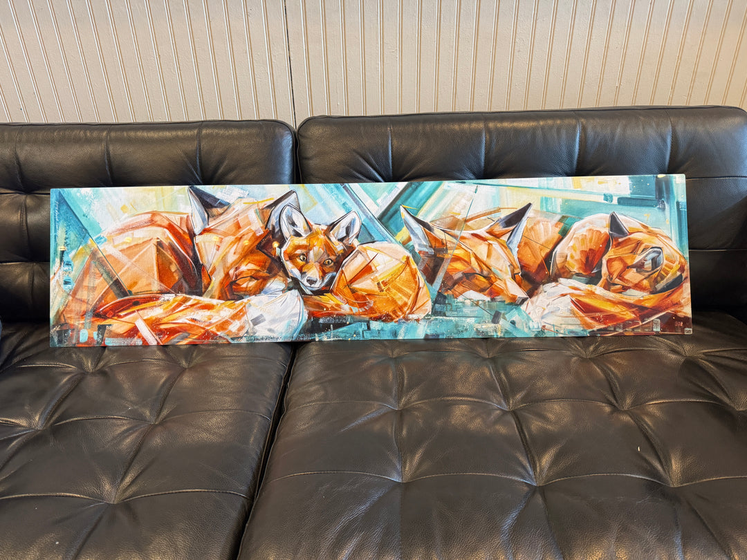 Cuddle Puddle - Metal Print 12x48”