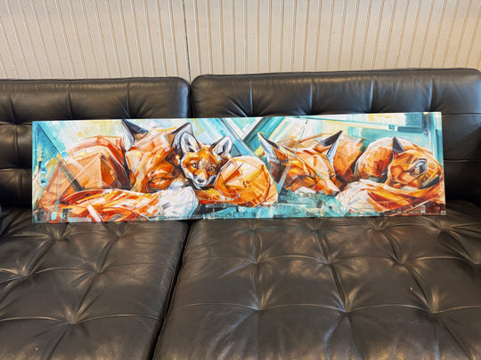 Cuddle Puddle - Metal Print 12x48”