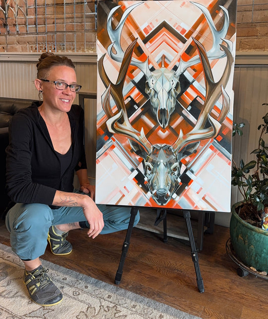 Deer Medicine 24x36”