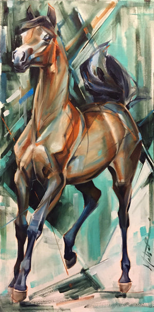 Smooth trot 18x36"