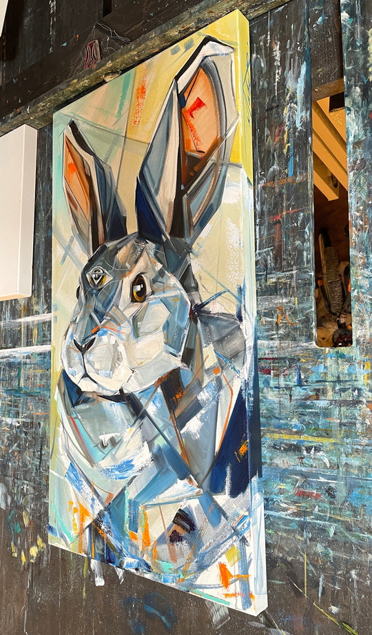 Third Eye Bunny 18x36”