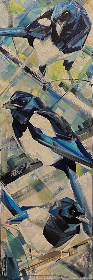 Flock 12x36” - 10x12” Hummingbird