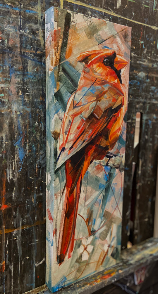 Chubby Cardinal 8x24”