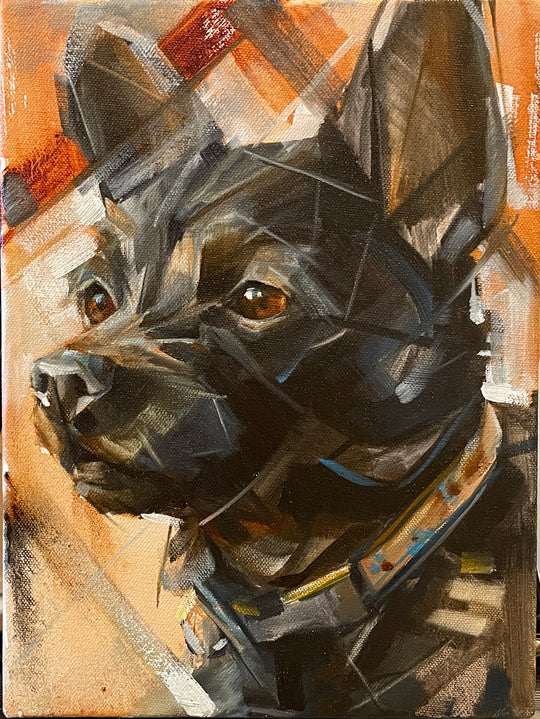 Tiny Dog 9x12